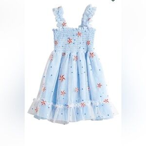 Blue Starry Girls Sundress Size 3T by Truly Me-NWT